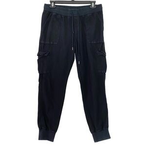 Aritzia Cargo Joggers Pants Womens Size Small Black Pockets Community